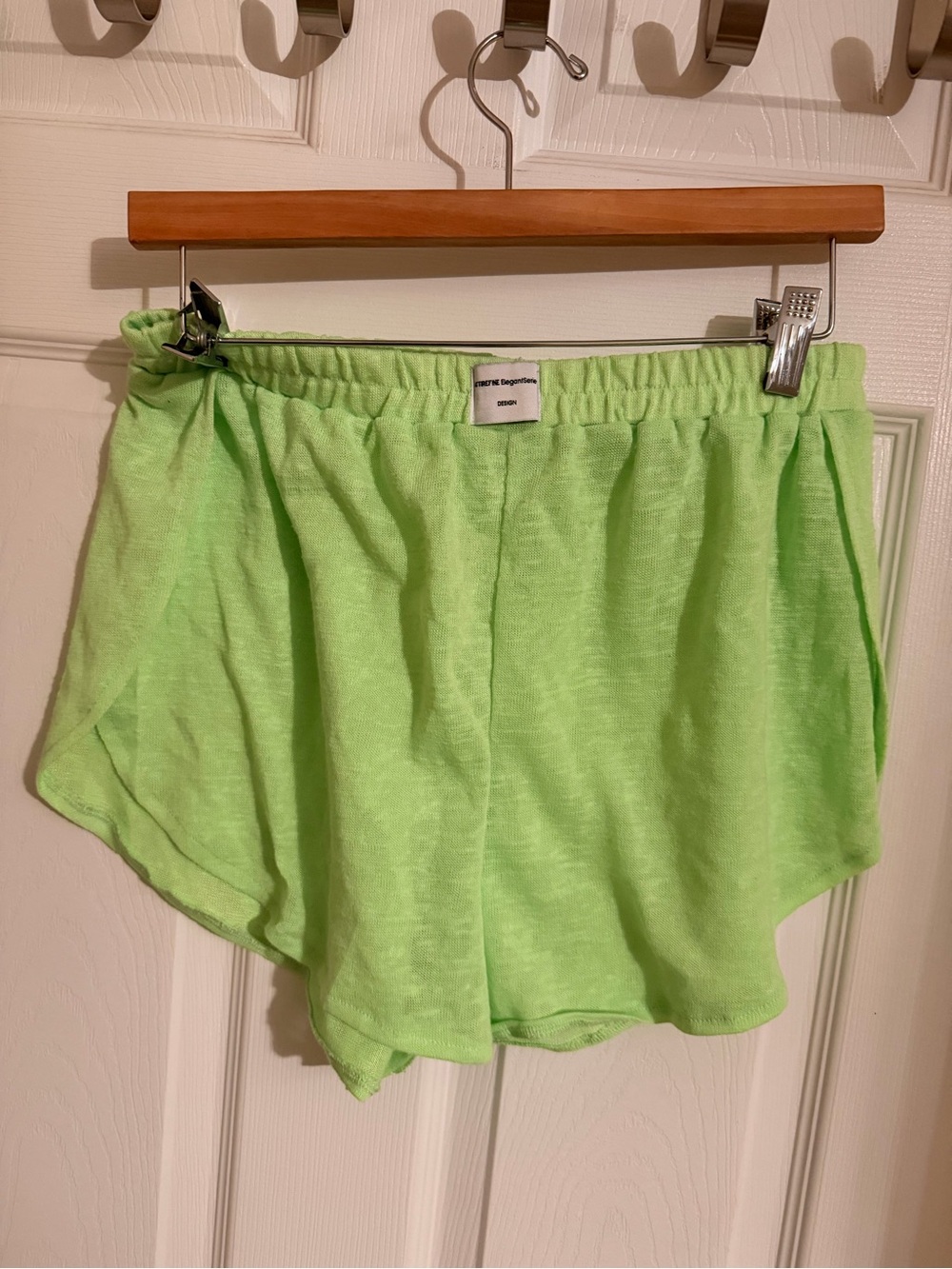 Source Unknown Lime Green Athletic Lounge Shorts